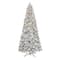 9ft. Pre-Lit Flocked Virginia Pine Artificial Christmas Tree, Clear Lights